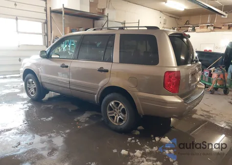 2004 Honda Pilot Ex-L from USA, damaged, VIN 2HKYF18514H576924